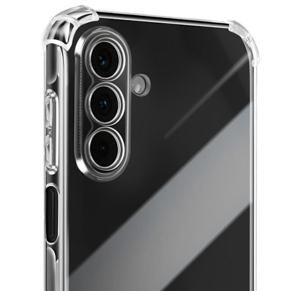 Coque antishock til Samsung Galaxy A26 med forstærkede hjørner Mayaxess gennemsigtig Transparent