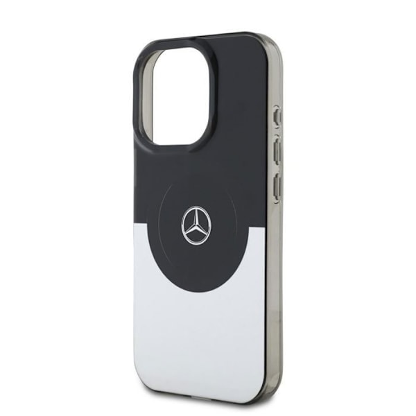 Mercedes dubbellagerfodral med MagSafe för iPhone 16 Pro Max 6,9" Svart/Silver - MEHMP16X23HBIGK