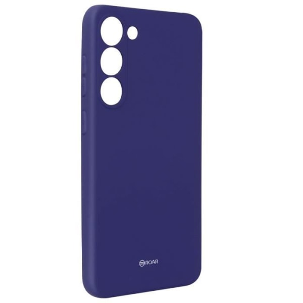 Fodral till Samsung S23 Soft Silikon Matt Finish Roar Colorful Jelly Purple Lila