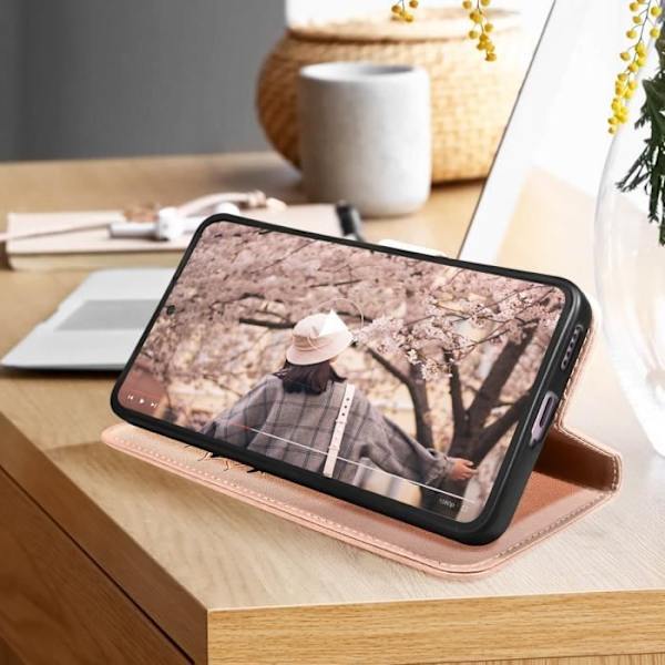 Kotelo Xiaomi 12 Lite Walletille ja Stand Mandala -kukkaruusukultaiselle Rosa