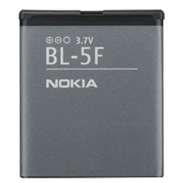 Batteri - NOKIA - BL-5F - 950 mAh - Svart - Nickelkadmium/lithiumjon Svart