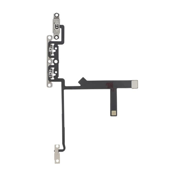 Volymknappskabel för iPhone X Svart Svart
