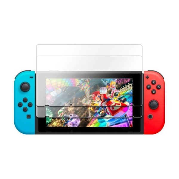 Sæt med 2 beskyttelsesfilm til Nintendo Switch Soft TechKidz Transparent Transparent