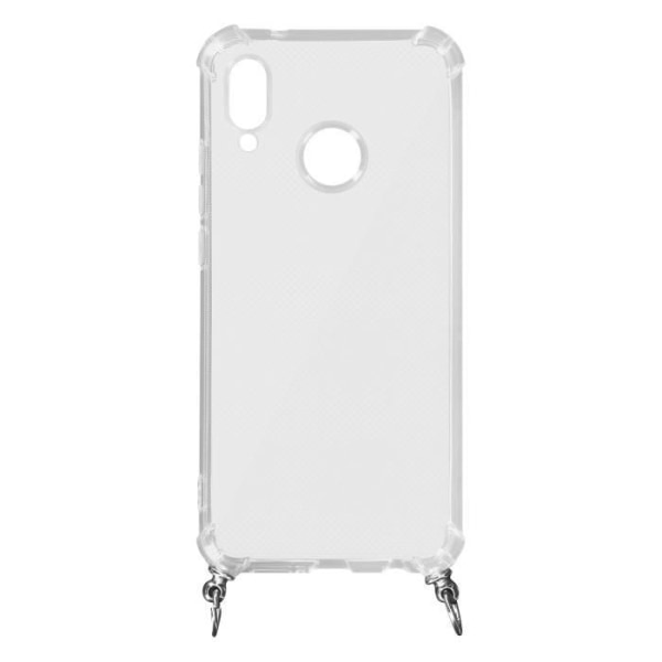 Coque Huawei P20 Lite - AVIZAR - Rigid - Transparent - Forstærkede hjørner - Stærke ringe Transparent