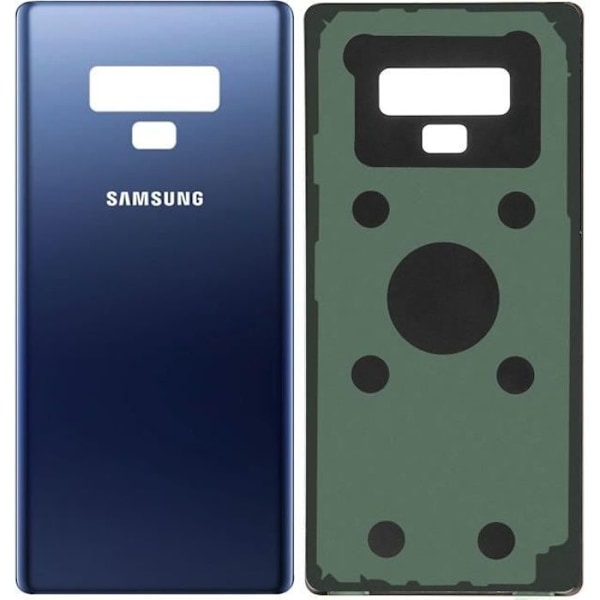 Battericover - Samsung - Galaxy Note 9 - Bagglas - Blå - 20 g Blå