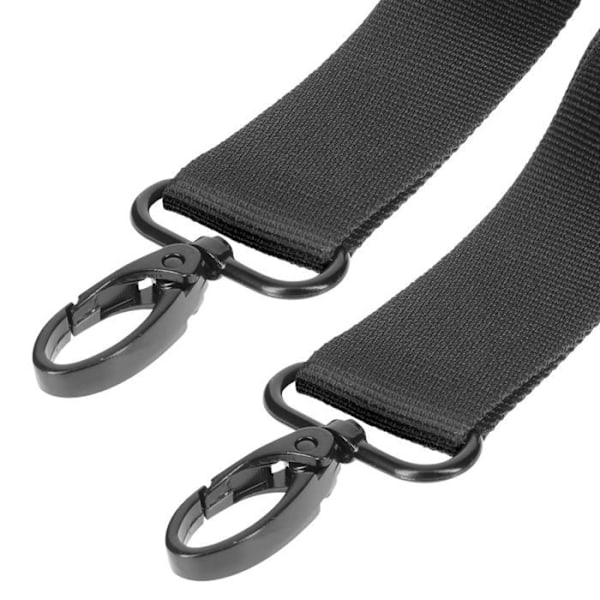 Bandoulière - Mobilis - Ergonomisk - Svart - Polyester 1680D - Justerbar längd 105-165 cm Svart