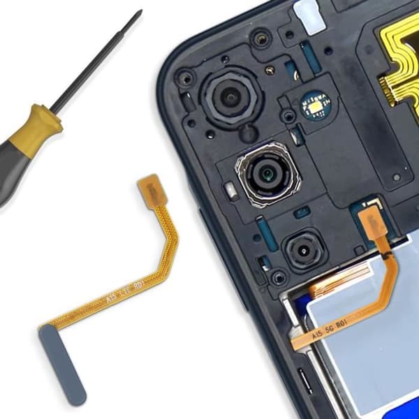 Fingeravtrycksläsare - AVIZAR - Samsung Galaxy A15 - Blå Blå