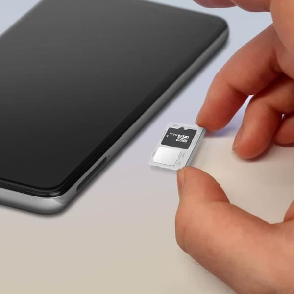SIM-kortskuffe til erstatning for Samsung Galaxy A32 5G - Hvid Vit