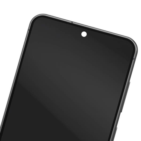 Fuldskærm OLED til Samsung Galaxy S24 FE med Touchglas og Sort Chassis Svart