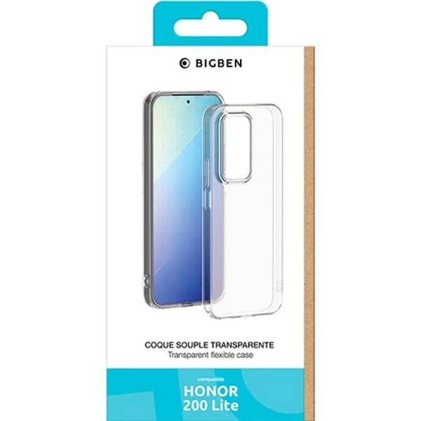 BigBen Connected Soft Case för Honor 200 Lite Transparent Transparent