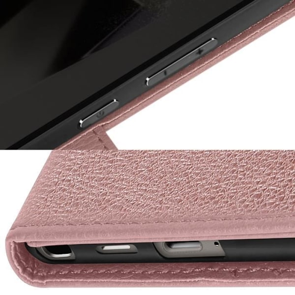 Fodral till Samsung Galaxy S24 Ultra - AVIZAR - Chesterfield Series - Plånboks- och videoställ - Rosa Rosa