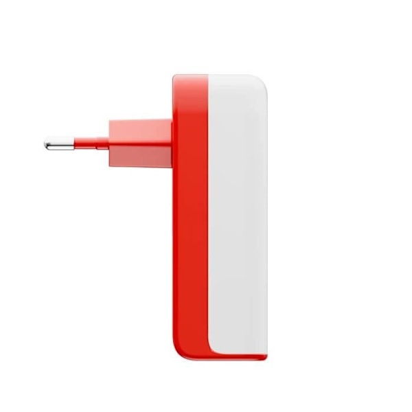 USB-C PD 100W Vægoplader Model PlugBug med Find My Funktion Kompakt GaN Twelve South Hvid Röd