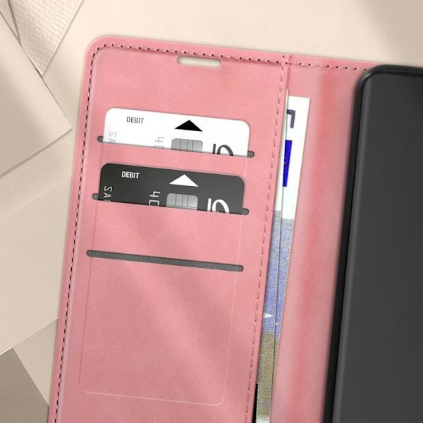 Fodral till Redmi Note 13 Pro Plus - AVIZAR - Mjukt skal - Rosa - Fullständigt skydd - Videostöd Rosa