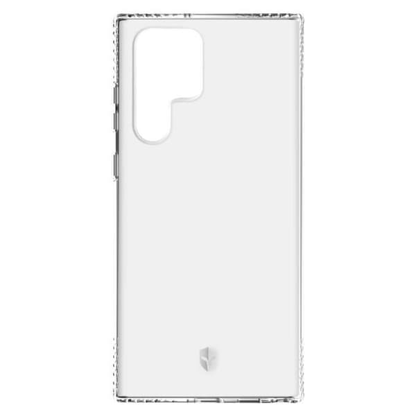 Mobilcover - FORCE CASE - Galaxy S22 Ultra - Forstærket - Stødabsorberende 2m - Gennemsigtig Vit