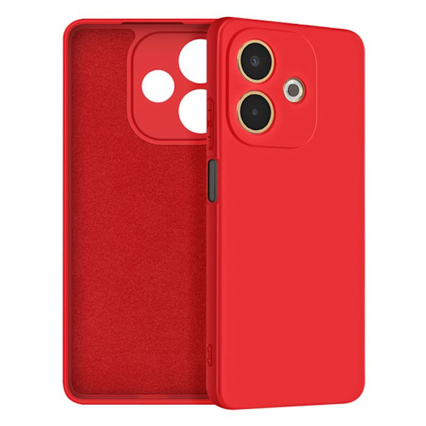 "Oppo A5 Pro Suojakuori Silikoni Pehmeä Kosketus Punainen"