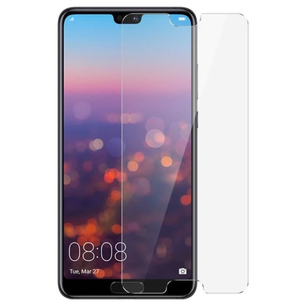 Huawei P20 hærdet glas film skærmbeskytter 9H Anti-eksplosion gennemsigtig Transparent
