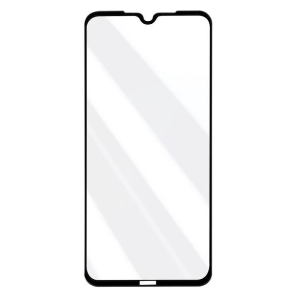 Skærmbeskyttelse - AVIZAR - Xiaomi Redmi Note 8T - Hærdet Glas - Ultra-tynd - 9H Svart