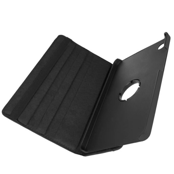 Foliofodral - AVIZAR - Samsung Galaxy Tab A9 - Svart - Rotationsstöd 360° - Heltäckande skydd Svart