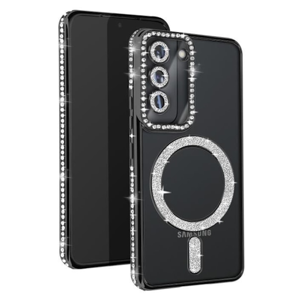 Coque - AVIZAR - Samsung Galaxy S22 - Rigide - Svart - Skydd för kamerablocket Svart