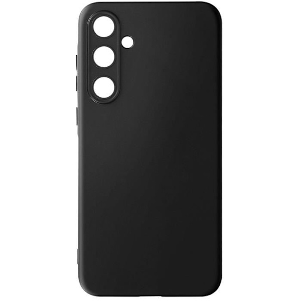 Etui til Samsung Galaxy A55 kamerabeskyttet silikone mat tynd sort Svart