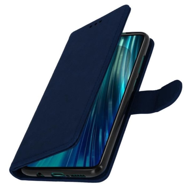 Xiaomi Redmi Note 8 Pro Case Cover Kortholder Funktion Night Blue Stand Blå