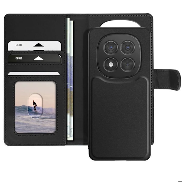 Etui til Xiaomi Redmi Note 14 Pro og 14 Pro Plus Aftageligt Cover Mayaxess Sort Svart