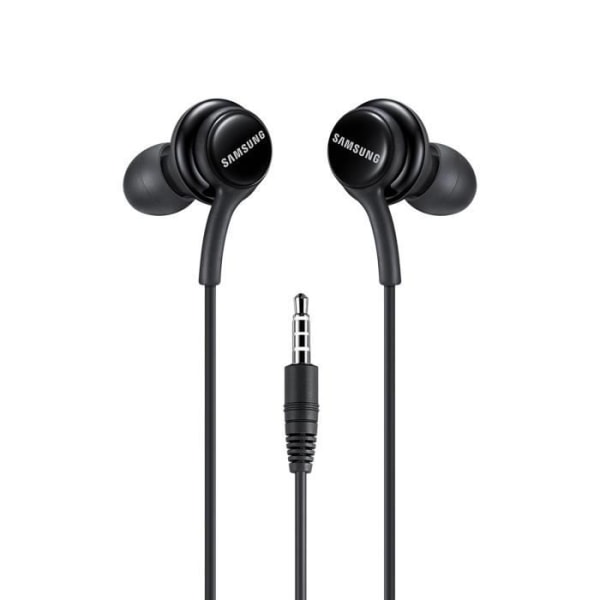 Trådbundna hörlurar 3,5 mm uttag Samsung Stereo In-Ear-kontrollknappar Svart