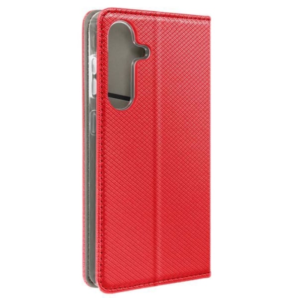 Fodral för Samsung Galaxy S24 korthållare Smart Collection Röd