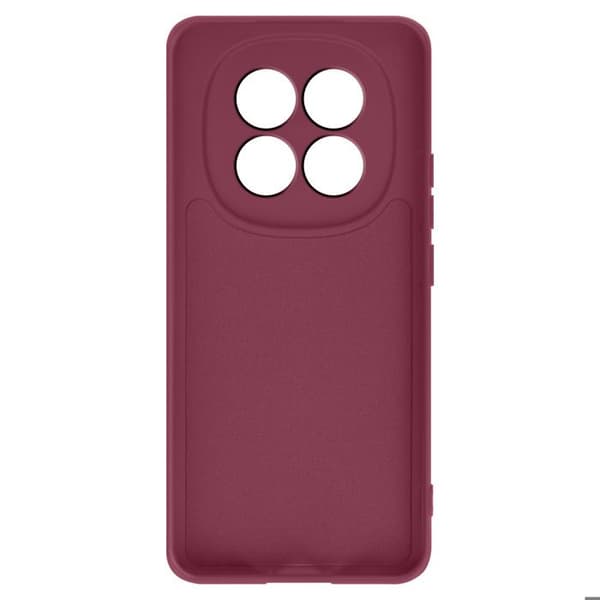 Coque Soft-Touch til Redmi Note 15 4G i Antiskrid Silikone Bordeaux Röd