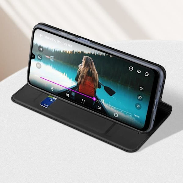 Taske til Samsung Galaxy A25 5G - DUX DUCIS - Sort - Kortholder Video Support Svart