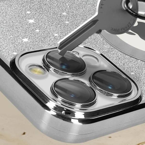 Silver Glitter iPhone 12 Pro Max skal