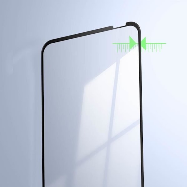 Beskyttelsesfilm - AVIZAR - HTC U23 Pro - 9H hærdet glas - Anti-ridse - Sort omrids Svart