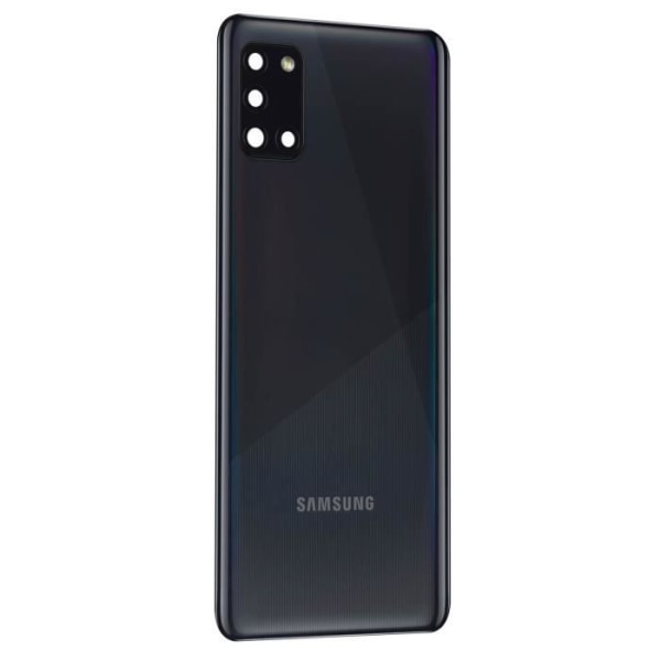 Samsung Galaxy A31 Akun suojus Alkuperäinen Samsungin takakuori, musta