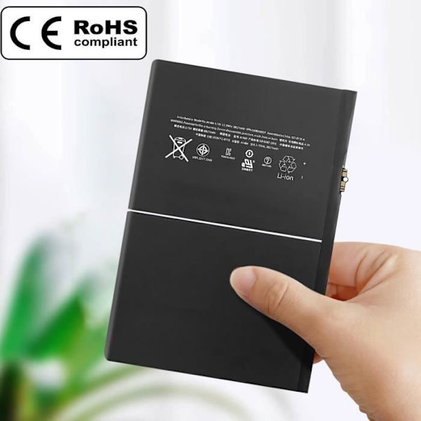 Internt batteri för iPad Air - AVIZAR - 8827mAh - Litium Ion - Kompatibel Svart