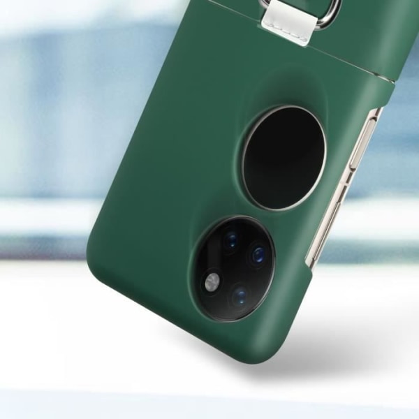 Huawei P50 Pocket Case Jäykkä Design 2 osaa Pidikerengas Vihreä