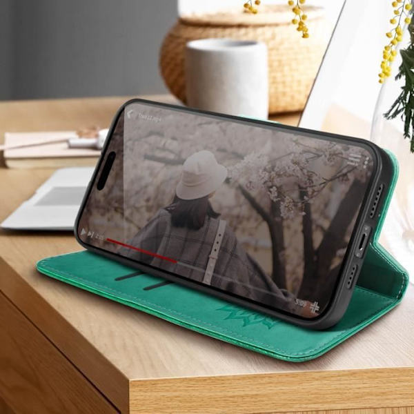 iPhone 14 Pro Max Case Flower Green Suojakuori