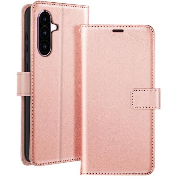 Samsung Galaxy A56 Lompakko Kotelo Rannehihnalla Mayaxess Vaaleanpunainen Kumpulalakka Rosa