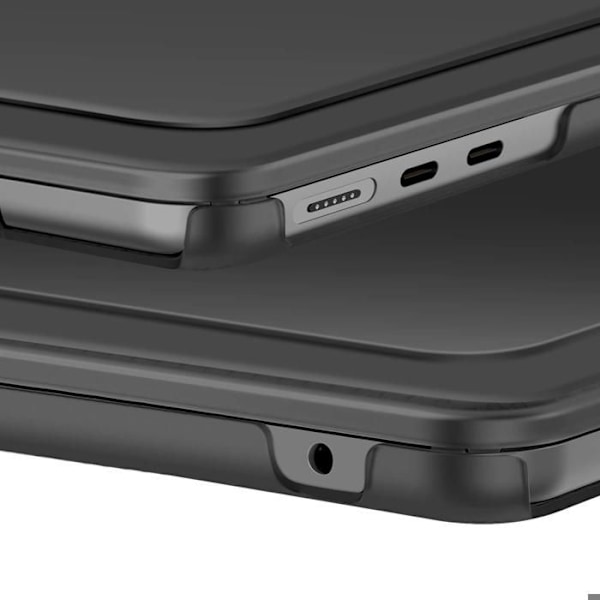 Coque til MacBook Air 13 2022, 2024 og 2025 Hård forstærket ramme Incase Sort Svart