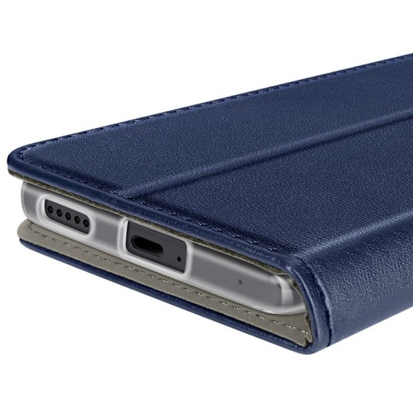 Etui til Honor Magic 7 Lite Klap Wallet Magnetisk Støtte Mørkeblå Blå