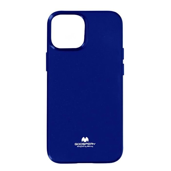 Coque - MERCURY - iPhone 13 Mini - Silikon Gel Flexibel - Glänsande Effekt - Stötskydd Midnattsblå