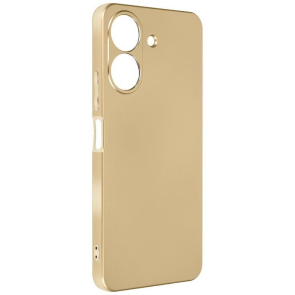 Fodral till Xiaomi Redmi 13C - AVIZAR - Halvstyvt - Gul - Metallisk effekt - Mjuk insida Gul