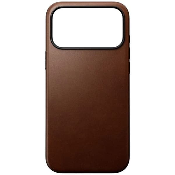 MagSafe-cover til iPhone 18 Pro Max / 17 Pro Max i ægte læder, mørkebrun Nomad brun