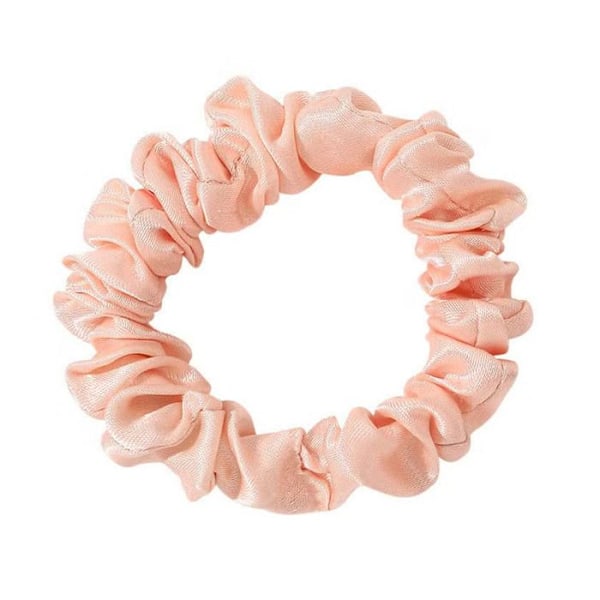 Satin Pleat Diamond Chic Rose Rose Hiusharja Rosa