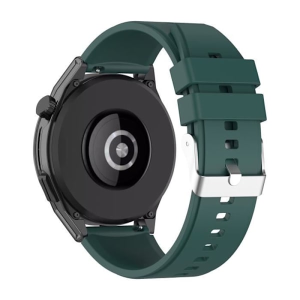 Rem til Huawei Watch GT Runner Forstærket Silikone Grøn Sølv Spænde - AVIZAR - 22mm - Voksen - Blandet Grön