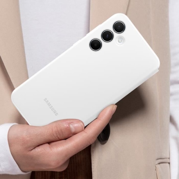 Etui til Samsung Galaxy S23 FE Klap Vindu Berøring Kortholder Samsung Hvid Vit