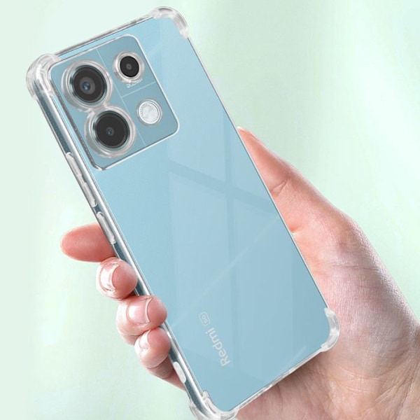 Chockresistent Fodral - MAYAXESS - Redmi Note 13 Pro 5G - Transparent - Förstärkta Hörn - Lätt Design Transparent