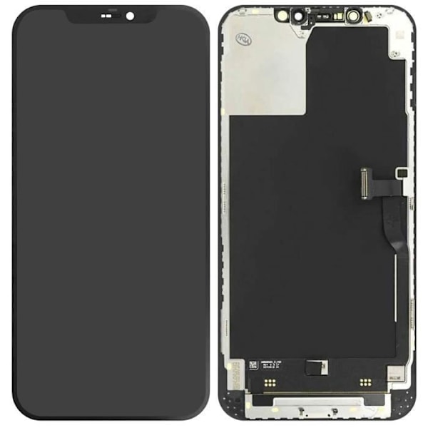 Komplet Block iPhone 12 Pro Max LCD-skærm Touch Glas Kompatibel Sort Svart