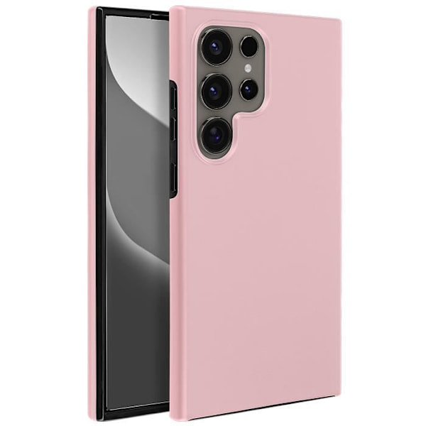 Helt fodral till Samsung S24 Ultra - AVIZAR - Hårt - Mjukt - Champagnerosa Rosa