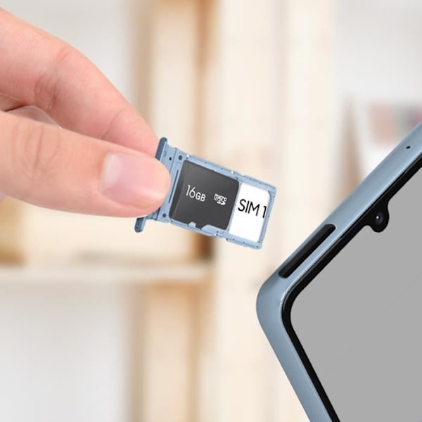 Udskiftning til SIM-kortbakke - Samsung Galaxy A33 5G - Blå - Nano SIM og Micro-SD blå