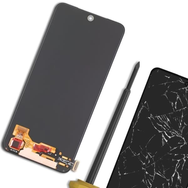 Fuld skærm - Xiaomi - Redmi Note 11 4G - OLED - Sort - Nem installation Svart